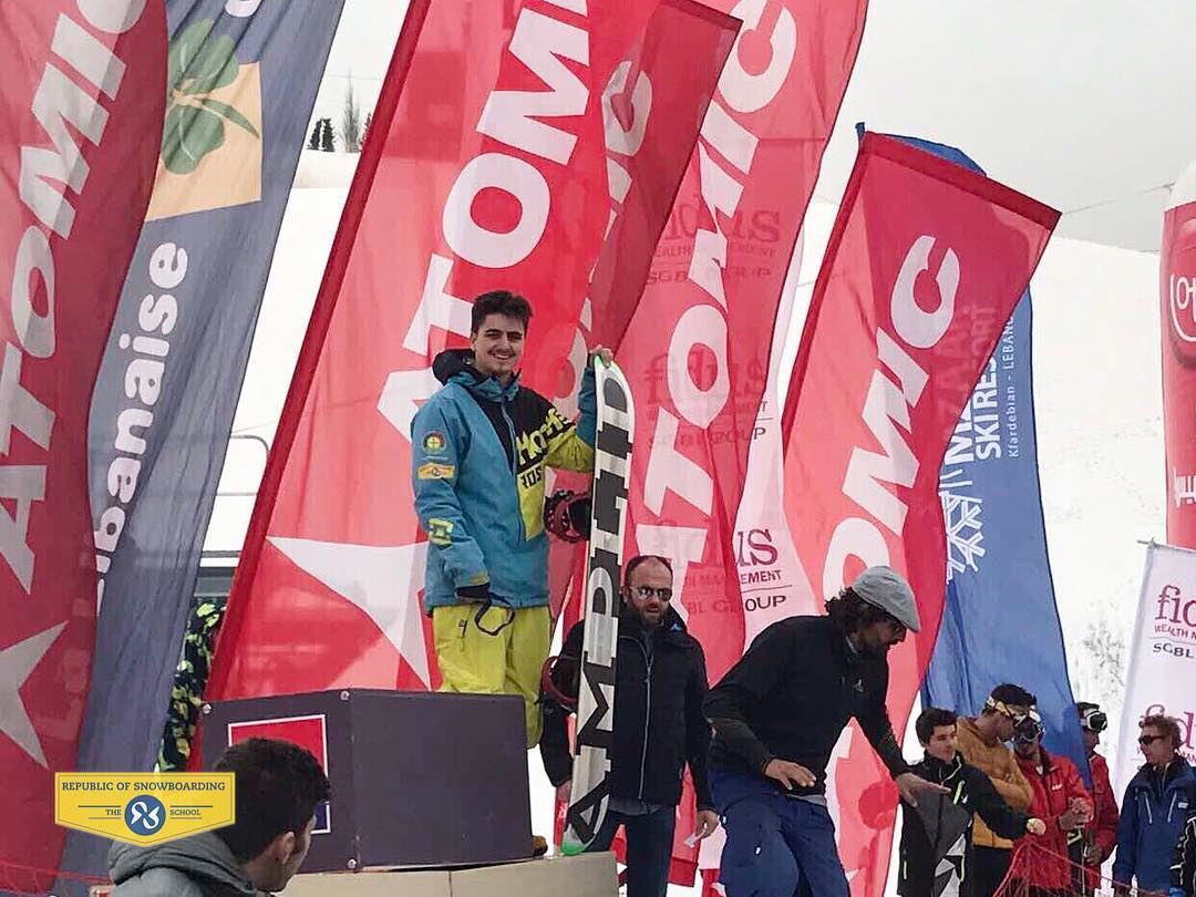ROS student Chris Harran coming in Third place in Mzaar Winter Festival... (Mzaar Ski Resort)