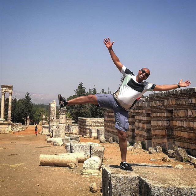 Ruins of the Umayyad city of Anjar, a UNESCO World Heritage -  ichalhoub...