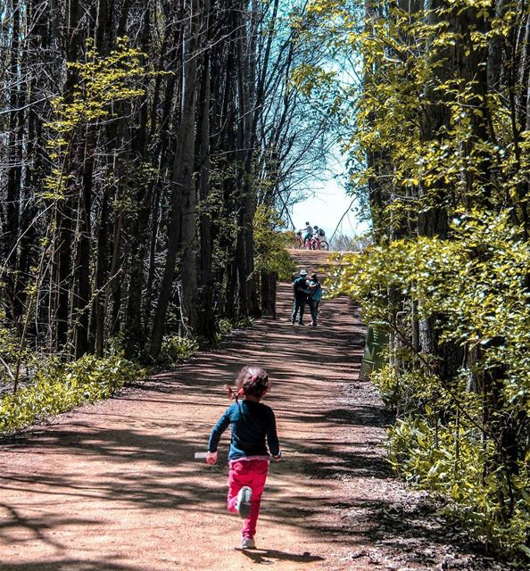 Running towards the future love story..  StoriesFromLebanon ... (Beqaa Governorate)