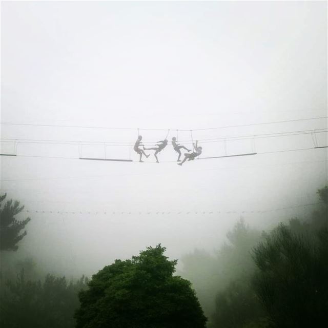 S K Y H I G H  ehdenmountainactivities  monkeybridge  livelovelebanon ... (Ehden, Lebanon)
