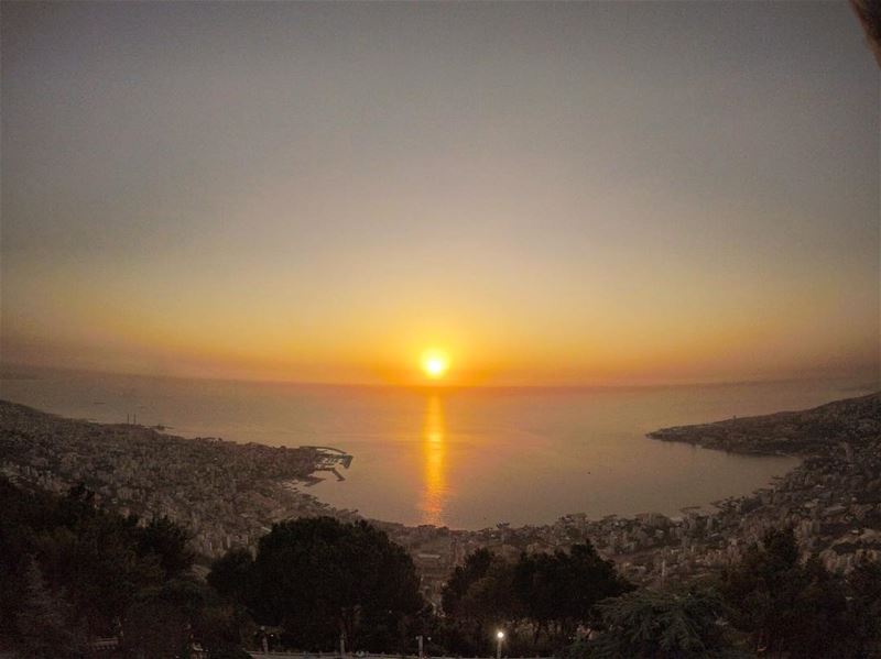 s u n s e t .. v i e w 🇱🇧 lebanon  lebanon_hd  lebanon_hdr  harissa ... (Harîssa, Mont-Liban, Lebanon)