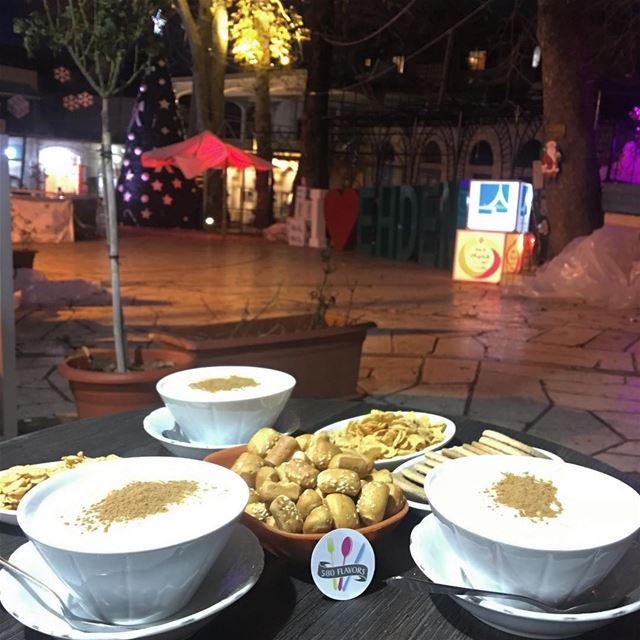 Sahlab time 😍😍  ehden @cafe_ayrouth @liveloveehden ... 580flavors ... (Ehden, Lebanon)