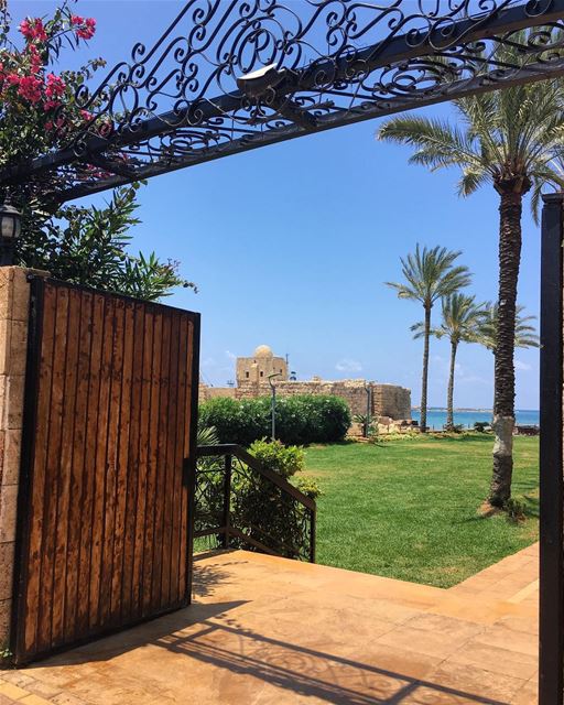 Saida Sea Castle, A different perspective  myhometown  mycity  mysaida ... (Sidon Sea Castle)