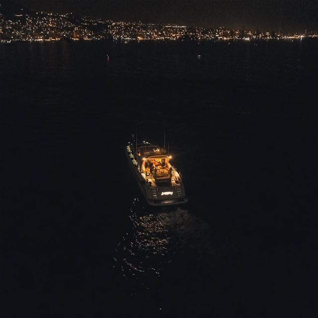 Sail through the beautiful bay of Jounieh  djiphantom4pro  djiglobal ... (Jounieh Libanon)