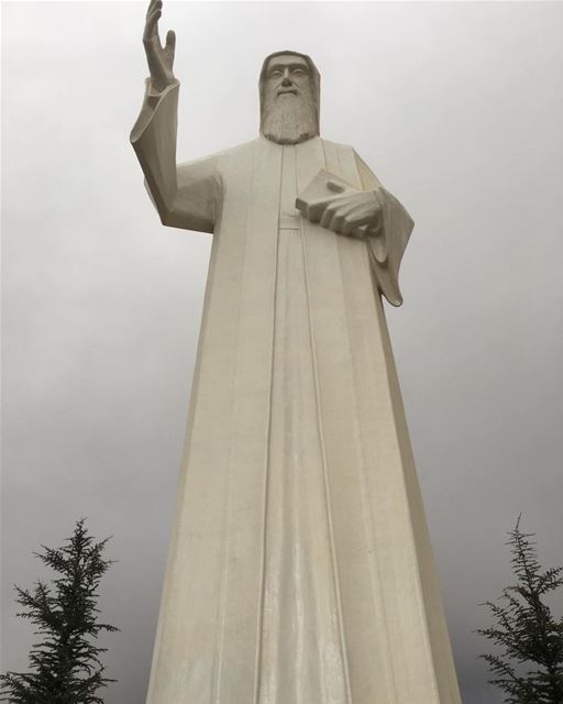 “ Saint Charbel Pray For Us 🙏🏼 “ whatsuplebanon insta_lebanon... (Saint Charbel-Faraya)