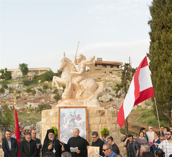 Saint George's Statue and Opening Celebration 2017 - Yaroun, South Lebanon (360 Virtual Tour)