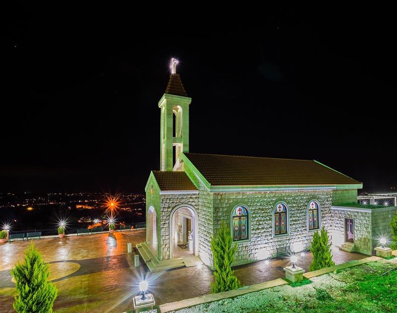  saintcharbel  saintcharbelannaya  church  lebanon  longexposure ... (Saint Charbel - Karem Saddeh)