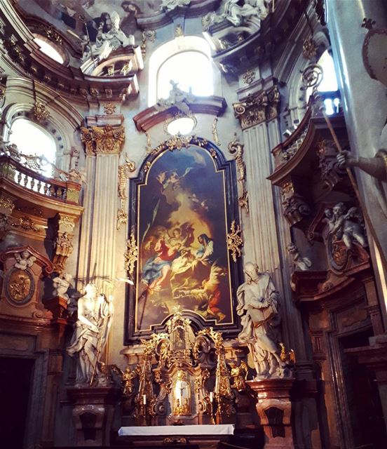  saintnicolas  baroque praha  church  perfect  beautiful  old  prague ... (St. Nicholas Church)