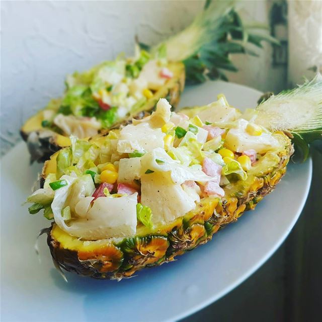  salad instasalad pineapple pineapple_salad pineapplejuice lebanon...