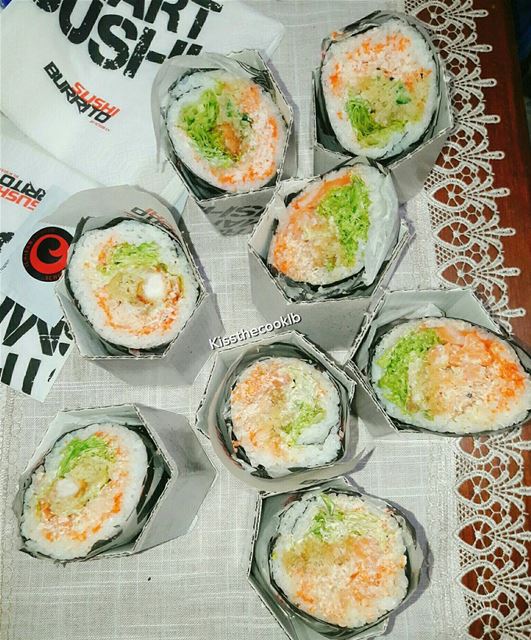 Salmon, Shrimp or Crazy Burritos ?? @ichiban_express kissthecooklb ... (Koura)