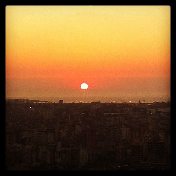  same place same anazing sunset fanar beirut Lebanon...