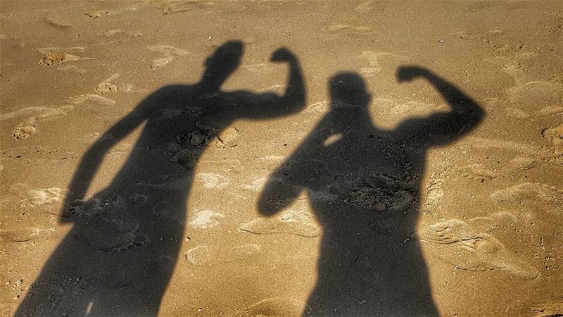  sand  lebanonsea  lebanon_hdr  bodybuilding  shades  me  pic  picoftheday... (Beach 45)