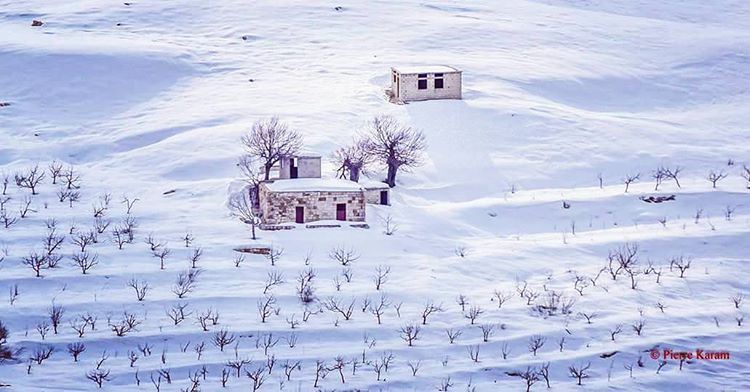  sanine  old  lebanese  house  mountain  snow  tree  nature  white ...