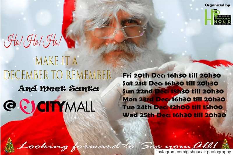 Santa's waiting for your little ones!@hnoudprod@joehnoud@citymall_leban (City Mall Dora)