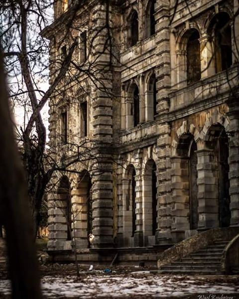  sawfar  grand  hotel  ruins  old  tree  heritage  building  oldlebanon ... (Sawfar, Mont-Liban, Lebanon)