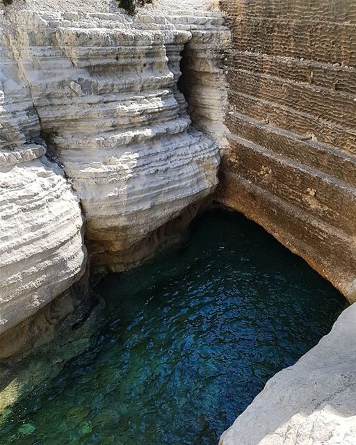 💙..... sea  blue  waves  summer  heaven  lebanon  naqoura  south ... (Amwaj Al Bayada)