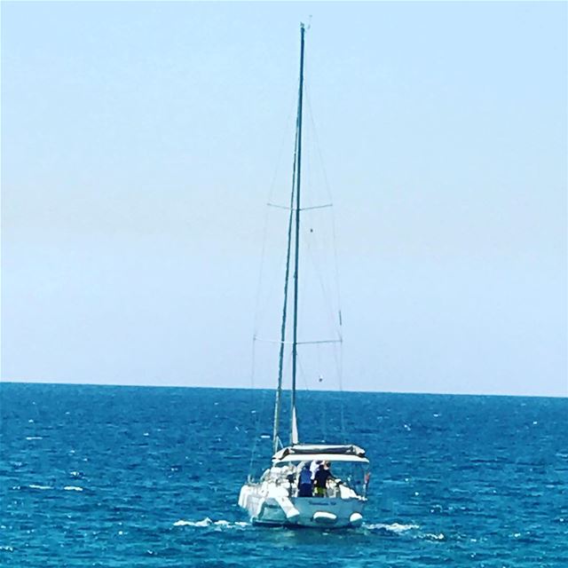  sea  c  weather  ig_nature  ig_lebanon  igers  spring  sailboat  sail  ... (Halat, Mont-Liban, Lebanon)