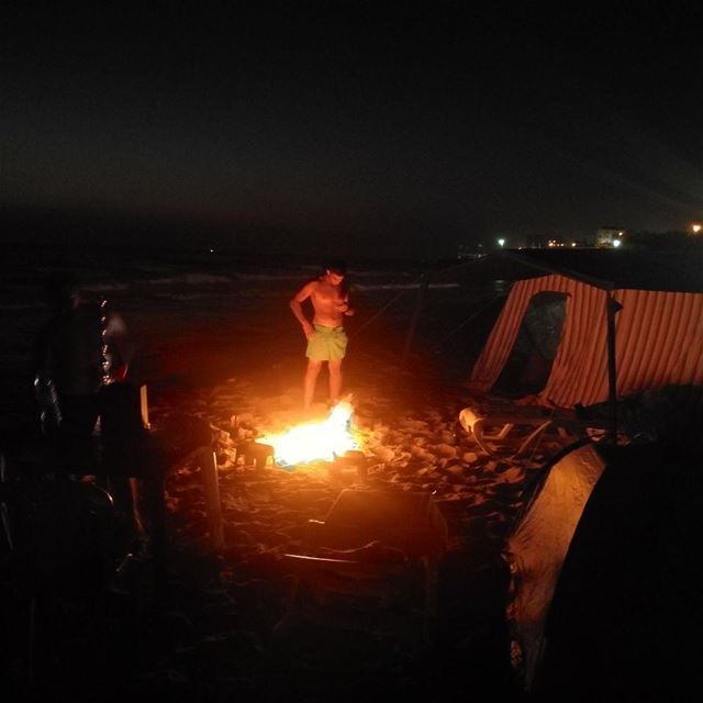 ........... sea  night  life  nightlife  lebanon  sea  fire ...