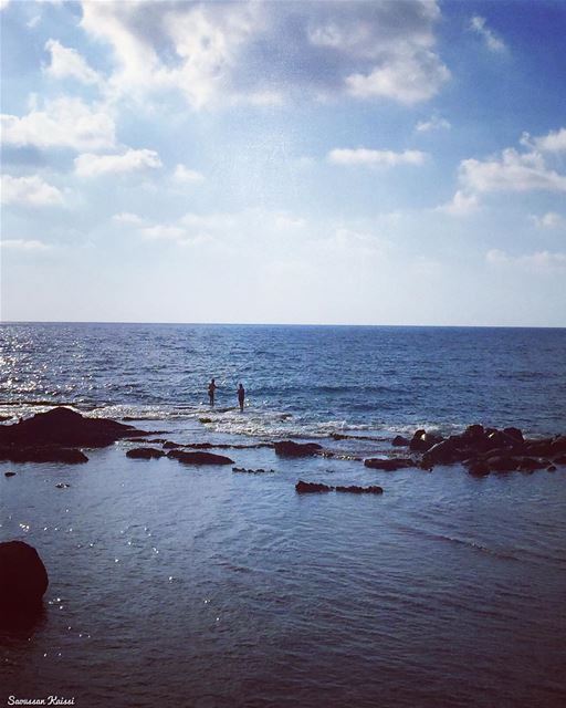  sea  silhouettes  blue  tyr  VisitLebanon  lebanon ...
