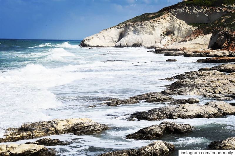  seacaveadventures  seacaves  sea  lebanonisraelborder  waves  hikinglb ... (Naqoura)