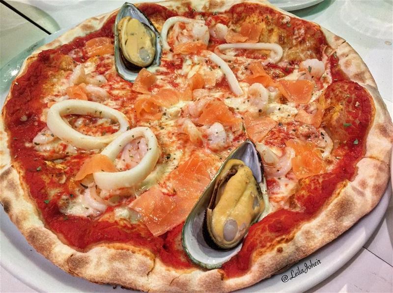  seafood  seafoodpizza  livelovelebanon  liveloveeat  tasteandflavors ...