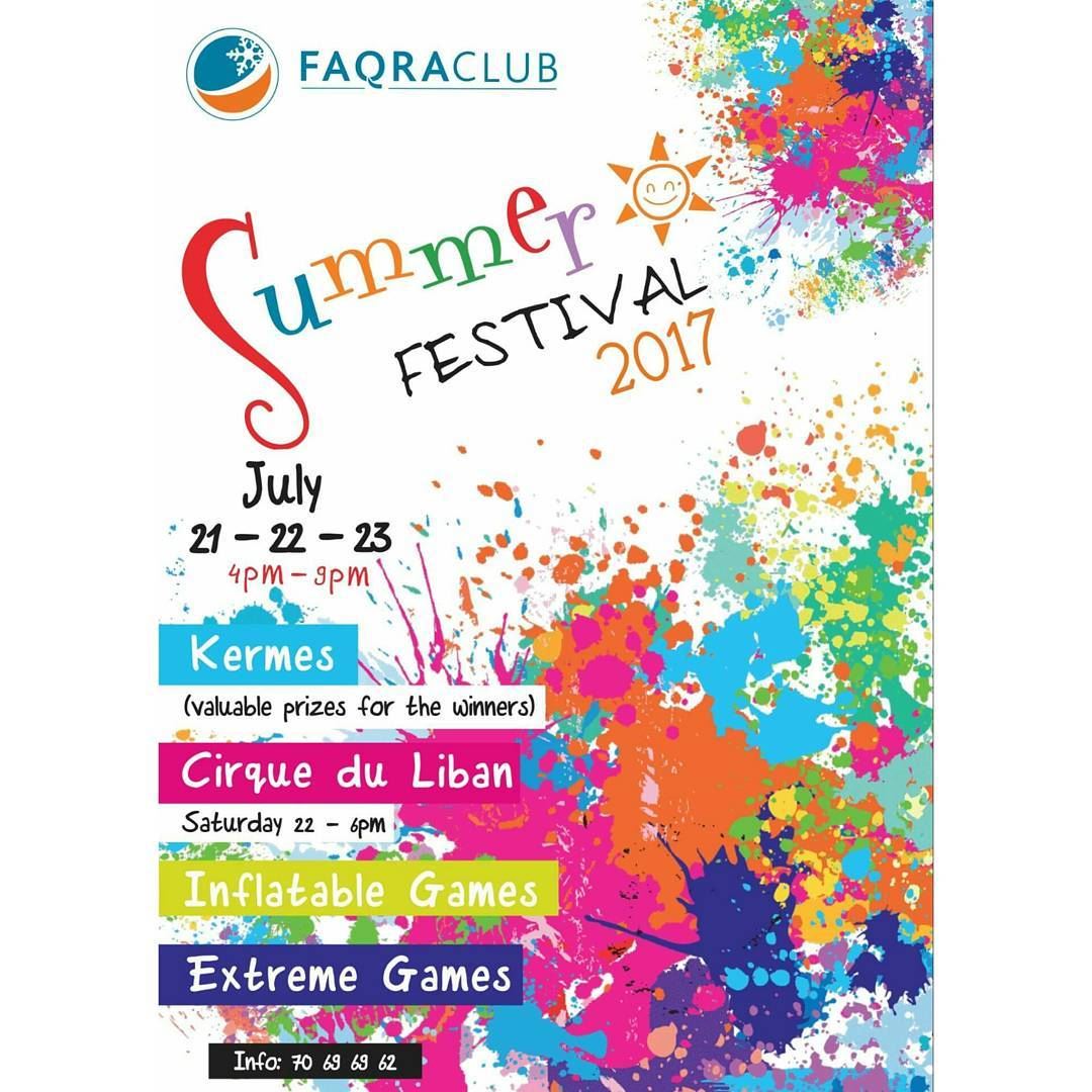 See you tomorrow groupez  faqra  faqraclub  summerfestival  kermes ... (Faqra Club)