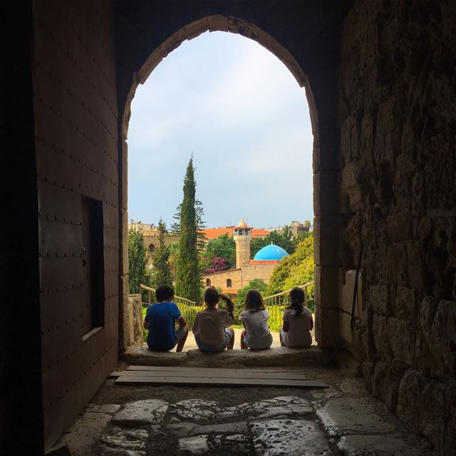 "Seek the light, find a way"  lebanon  jbeil  byblos .. nature ... (Byblos Castle)