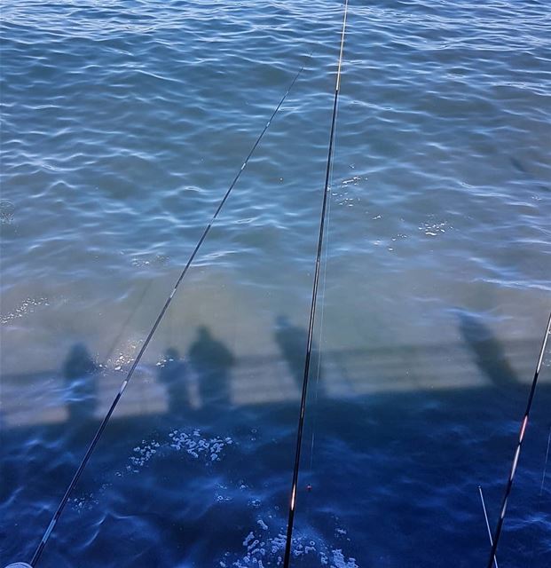  Selfie.. Beirut  corniche  fishing  sun  sea  snow  lebanon  beyrouth ... (Beirut, Lebanon)