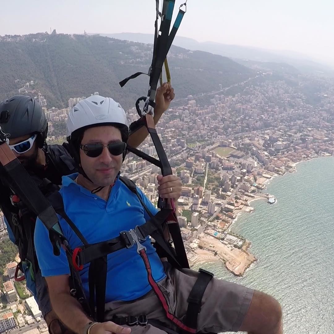  selfie  paragliding  flyhigh  jounieh  mountains  adventure  photography ... (Joünié)