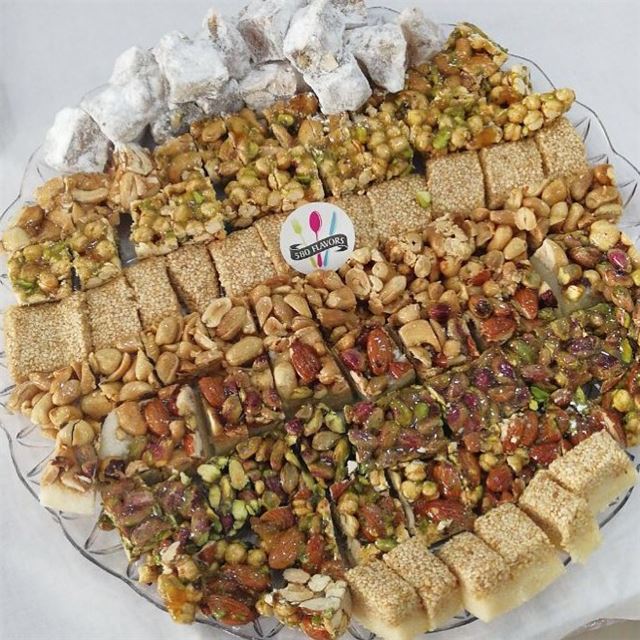 Semesmiyi .. 3abidiyeh .. fest2iyeh .. hriset el loz!!! U can’t say one of... (Bchara Sweets Zgharta)