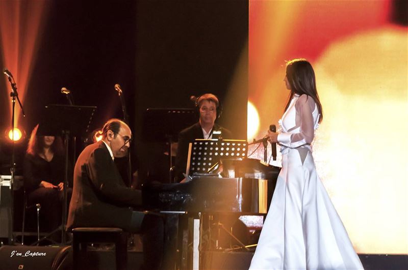 September 1st.. @hibatawaji & @oussamarahbani  HibaTawaji  Nikon ... (Biel Beirut Outdoors)