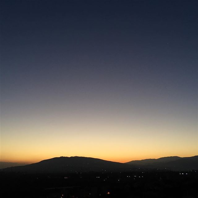 Serendipity at Dawn... daybreak from behind Jabal Terbol as seens from... (Rasmasqa Al Koura)