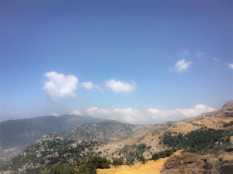 Serenity  beautiful  landscape  bluesky  clouds  cloudscape  skyline ... (Lebanon)