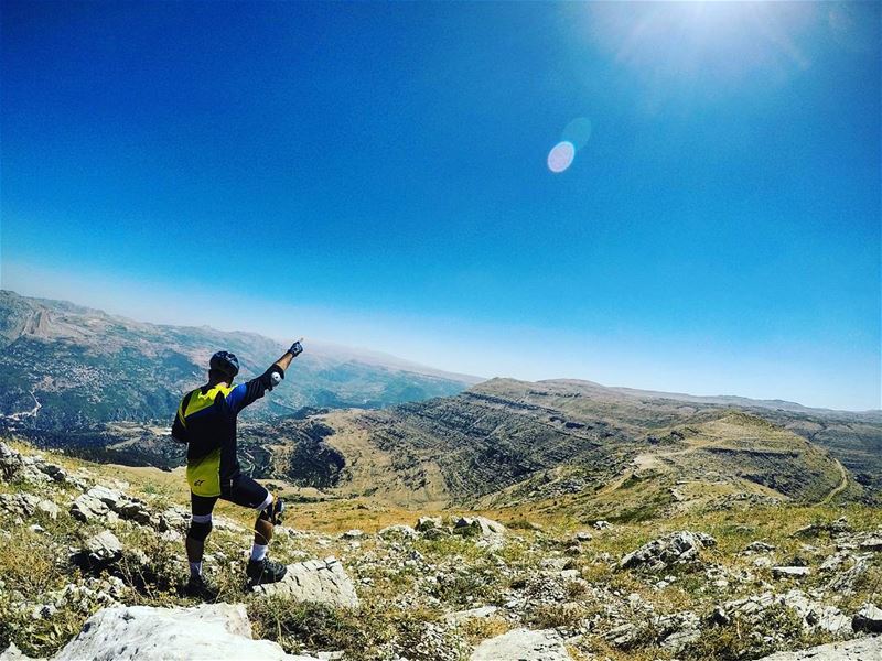 Set a goal that makes you want to jump out of bed in the morning. gopro ... (Mount Sannine)