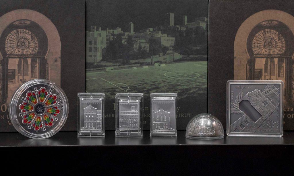 Set of Metal Coins for AUB 150th Anniversary