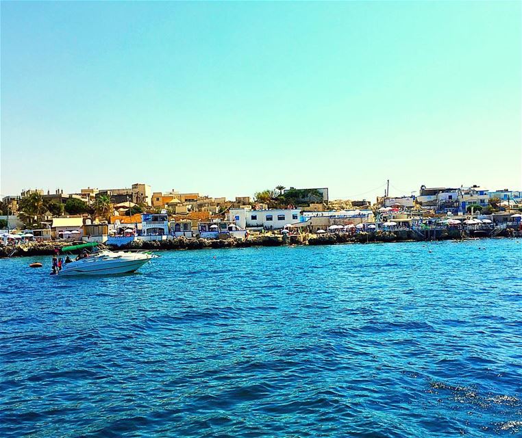 Shades of Blue 💙 enfeh  chekka  northlebanon  lebanon  sea  lebanonsea ... (Enfeh)