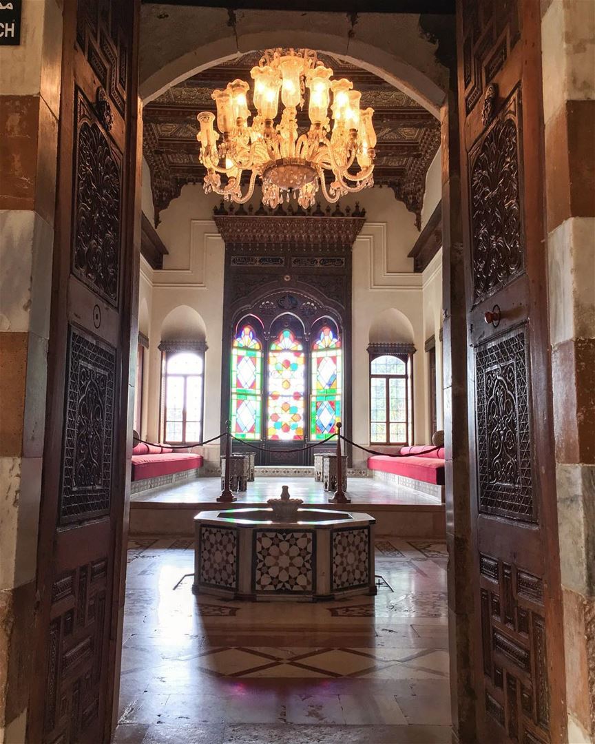 Shades of the Orient...  historical  palaces  chandeliers  decore ... (Beit Ed-Deen, Mont-Liban, Lebanon)