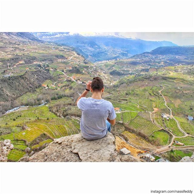 Sharing the impressive view from Saydet El Habes. Saydet El Habes is an... (Akoura Laklouk)