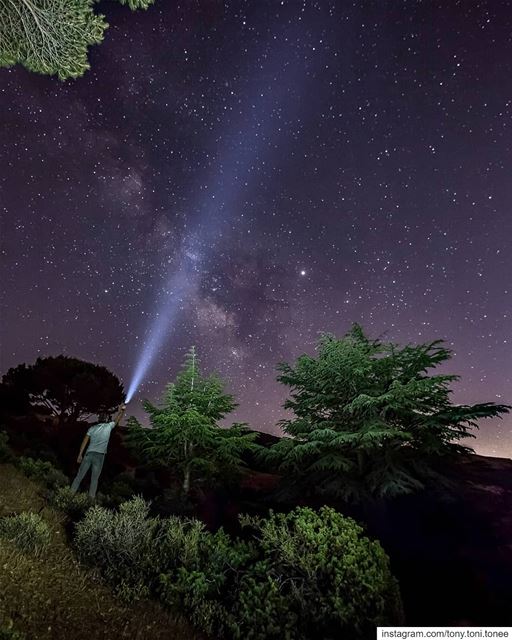 Shine is my favorite color !!!... lebanon  longexposure  photography ... (Hadath El Jebbeh - Bcharré)