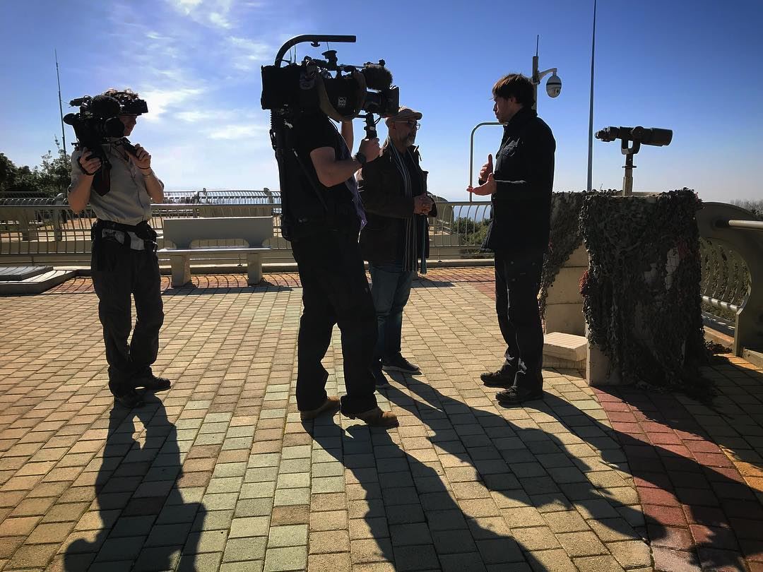  shooting  producer  production  documentary  bbc  simonreeve  lebanon ... (Mleeta Tourist Landmark)