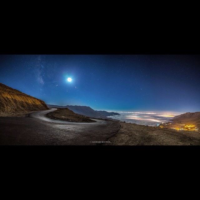 Shot taken in Cedars of God- LebanonPanoramic shot combining the milky... (Arez)