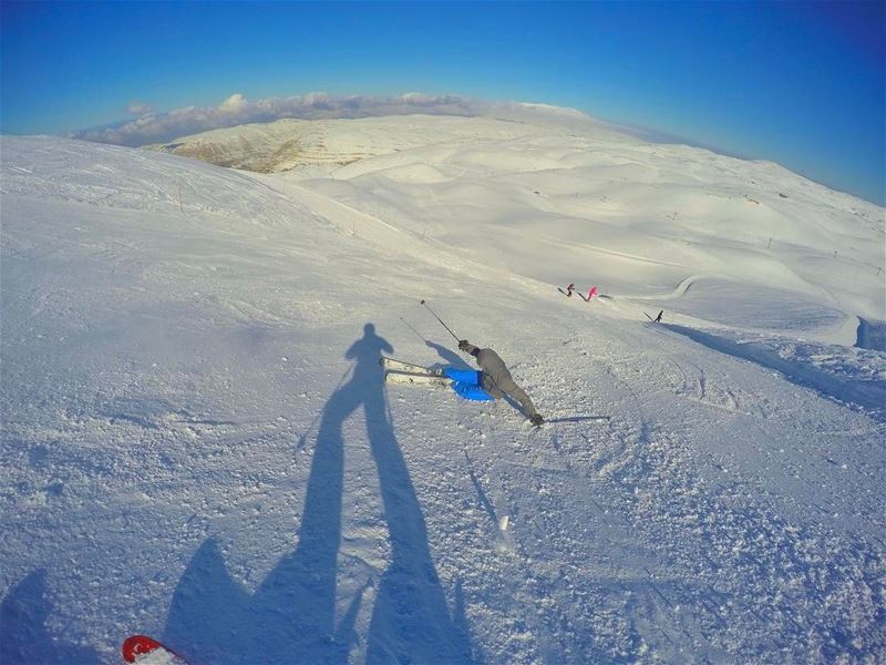 Shredding ⛷  flyingfrog  flyingfrogco  ski  skiraining  faraya ...
