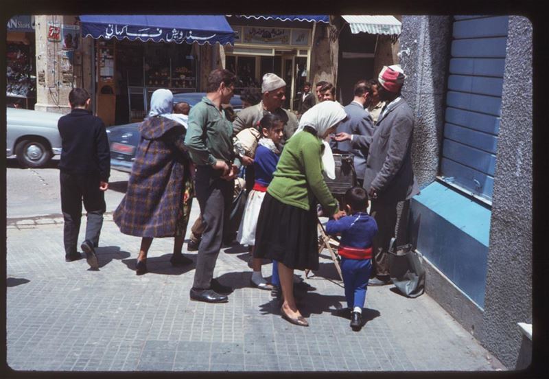 Sidewalk Vendor on Parliament Square  1965 