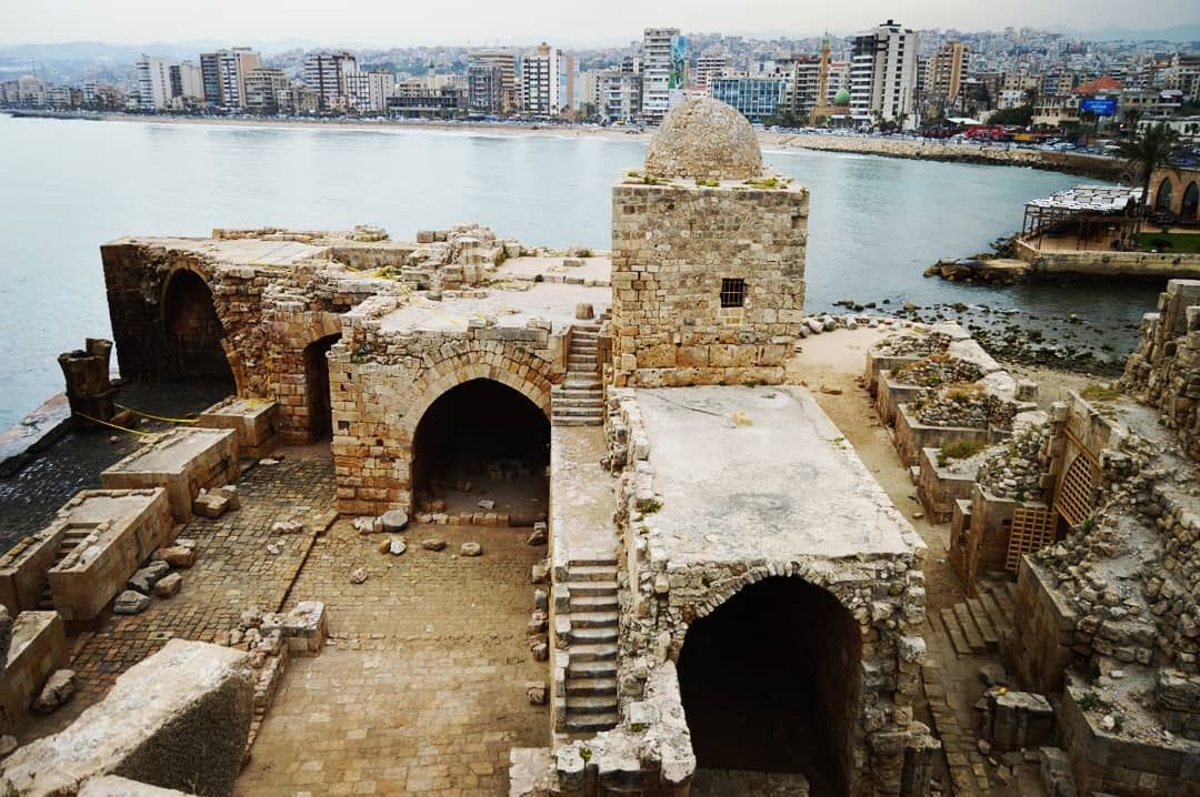 Sidon sea castle🇱🇧 sidon  seacastle seaside old history fort ...