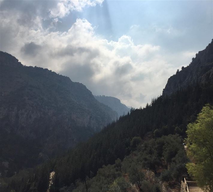 Silence....Nature instame dayout lebanon amazing nature pray monastry... (قنوبين ، وادي القديسين)