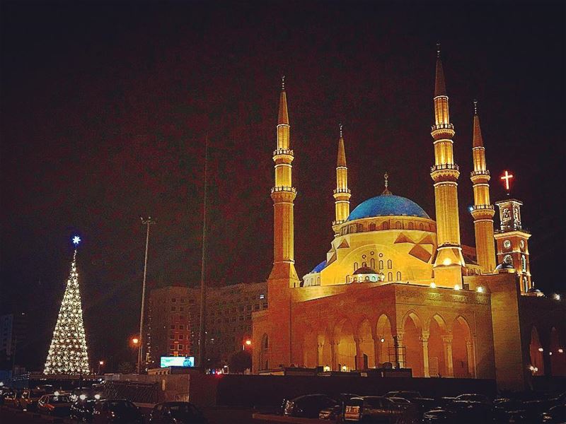 Silent night🌟All is calm,all is Bright✨@beirut_downtown @lebanontimes @ (Downtown Beirut)