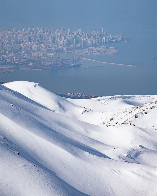 🇱🇧🇧🇷 Sim, não é mito! No Líbano você pode esquiar e nadar no mar... (Lebanon)