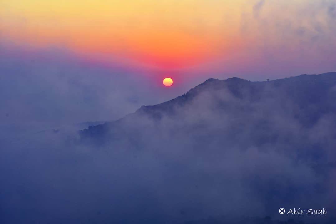 Simplicity.. .. lebanon  sannine  simplicity  sun  colorful  sunset ... (Mount Sannine)