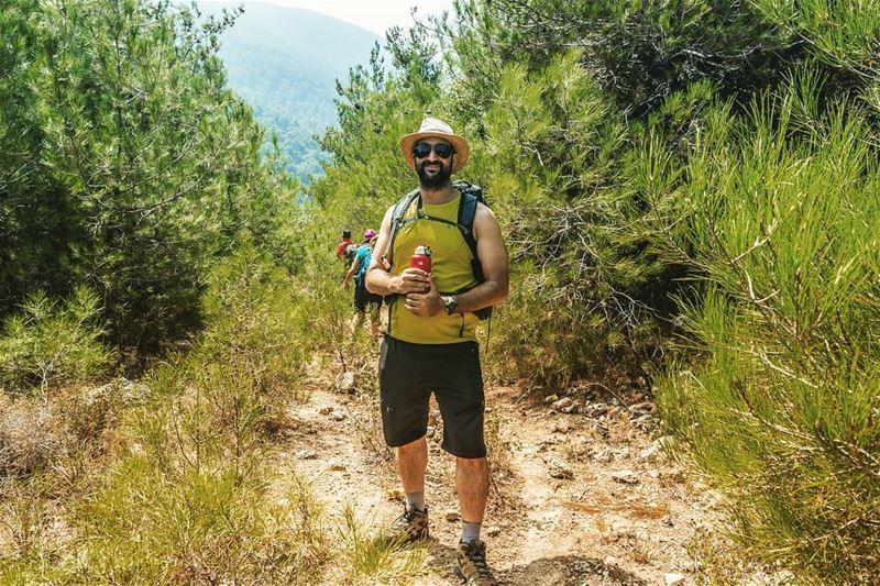 Since it is a trend to get pictured with bottles. Here is me enjoying a ... (Aandqet, Liban-Nord, Lebanon)