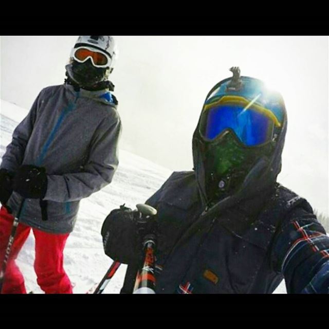 Ski buddies⛷  livelovelebanon@gopro